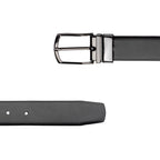 Cinto Masculino Casual Fascar Dupla Face Em Couro