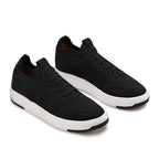 Tênis Masculino Casual Fascar Izi Preto Em Knit