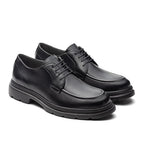 Sapato Masculino Casual Fascar Lite Derby Preto Em Couro