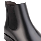 Bota Masculina Social Fascar Chelsea Preta em Couro