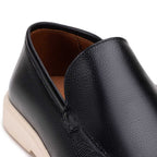 Mocassim Masculino Casual Fascar LITE Preto em Couro