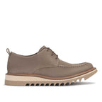 Sapato Masculino Casual Derby Fascar Cinza em Couro