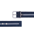 Cinto Masculino Casual Fascar Dupla Face Em Couro e Lona