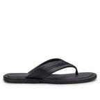 Chinelo Masculino Fascar Preto Em Couro