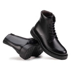 Bota Masculina Casual Fascar LITE Preta em Couro