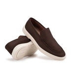 Mocassim Masculino Casual Fascar LITE Marrom em Couro