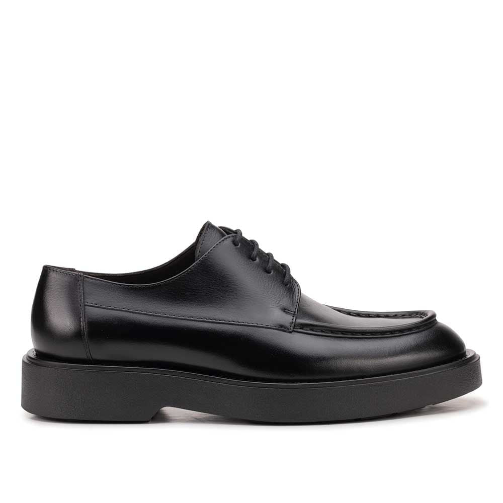 Sapato Masculino Social Fascar Derby LITE Preto em Couro
