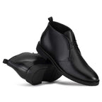 Bota Masculina Social Fascar Preta em Couro