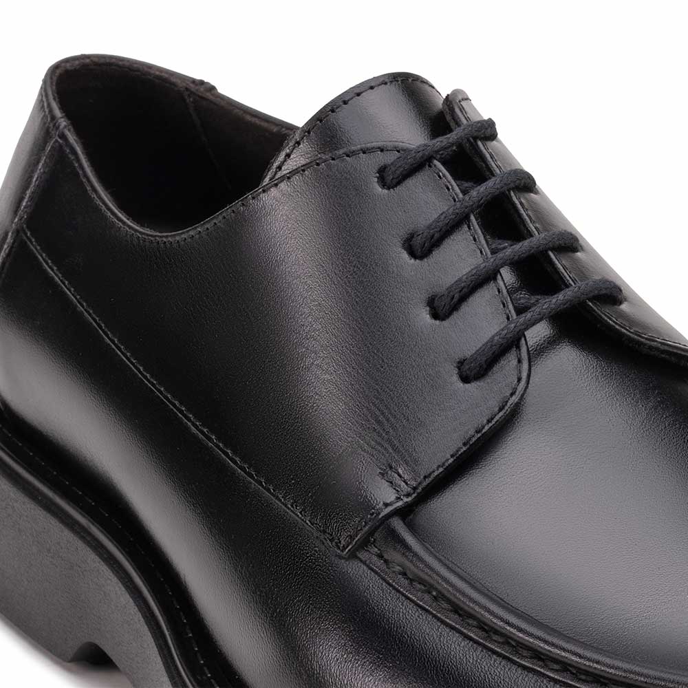 Sapato Masculino Social Fascar Derby LITE Preto em Couro