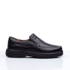 Mocassim Masculino Social Fascar Lite Preto Em Couro