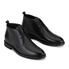 Bota Masculina Social Fascar Preta em Couro