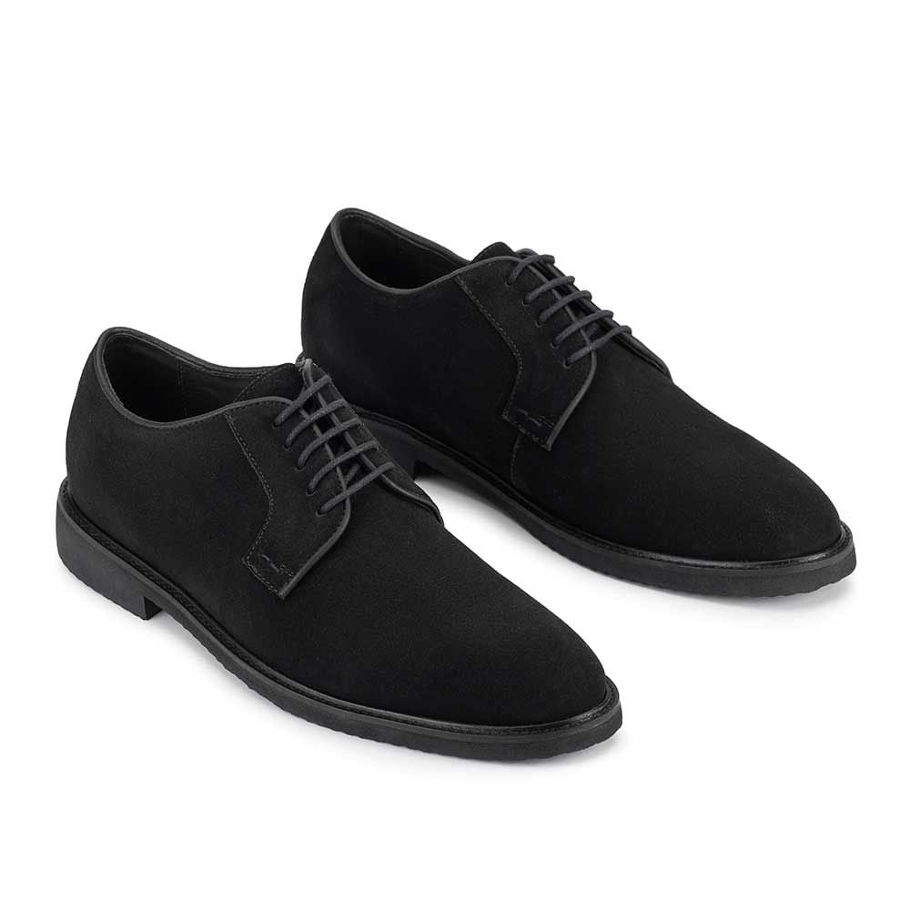 Sapato Masculino Casual Derby Fascar Preto em Couro