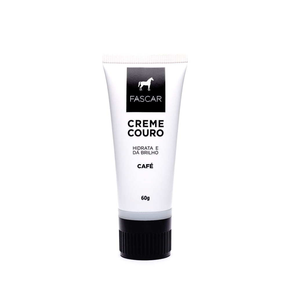 Creme Hidratante Fascar Marrom Para Sapato De Couro