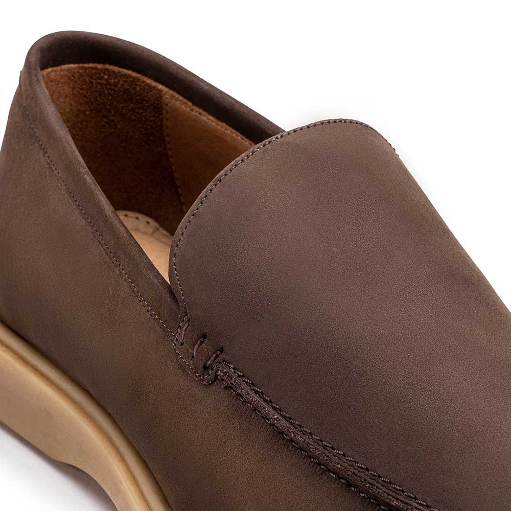 Mocassim Masculino Casual Fascar Sagres Marrom Em Couro