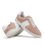 Tênis Feminino Fascar Rosa Em Couro