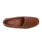 Mocassim Masculino Casual Fascar Marrom Em Couro