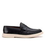 Mocassim Masculino Casual Fascar LITE Preto em Couro