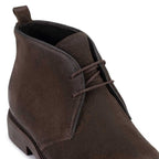 Bota Masculina Casual Fascar Marrom em Couro