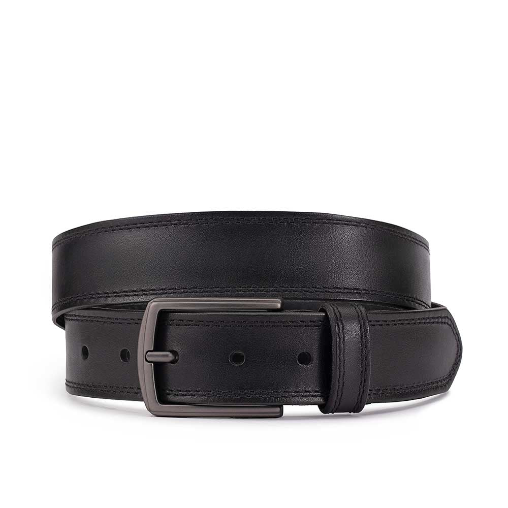 Cinto Masculino Casual Fascar Preto em Couro