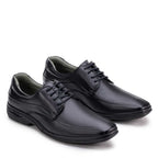 Sapato Masculino Social Fascar Derby Preto Em Couro