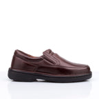 Mocassim Masculino Social Fascar Lite Marrom Em Couro