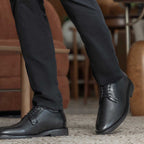 Sapato Masculino Social Derby Fascar Marrom em Couro