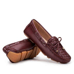 Mocassim Feminino Fascar Cabernet Em Couro