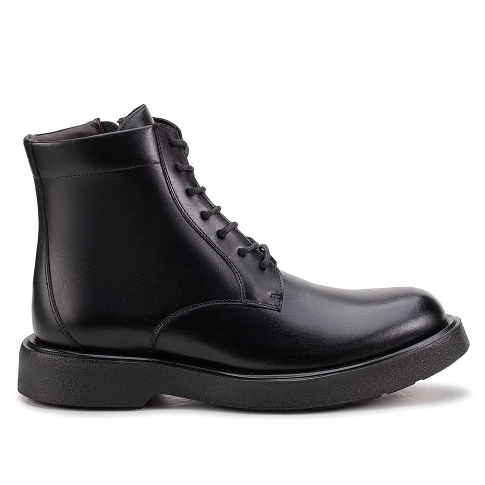 Bota Masculina Casual Fascar LITE Preta em Couro