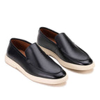 Mocassim Masculino Casual Fascar LITE Preto em Couro