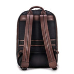 Mochila Masculina Executiva Fascar Marrom Em Couro