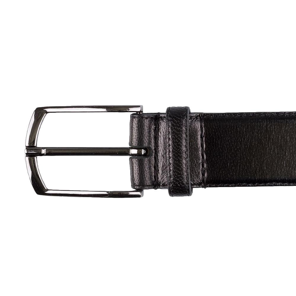 Cinto Masculino Social Fascar Preto Em Couro