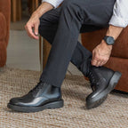 Bota Masculina Casual Fascar LITE Preta em Couro