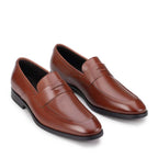 Mocassim Masculino Social Fascar Marrom Em Couro
