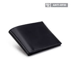 Carteira Masculina Fascar Preta Em Couro Com Proteção Rfid