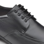 Sapato Masculino Social Fascar Derby Preto Em Couro