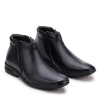 Bota Masculina Social Fascar Preta Em Couro