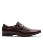 Sapato Masculino Social Fascar Lite Derby Marrom Em Couro