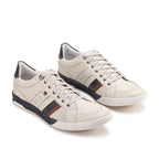 Sapatênis Masculino Casual Fascar Branco Em Couro
