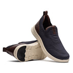 Tênis Masculino Casual Fascar Lite Azul-Marinho Em Knit
