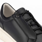 Tênis Masculino Casual Fascar Preto em Couro