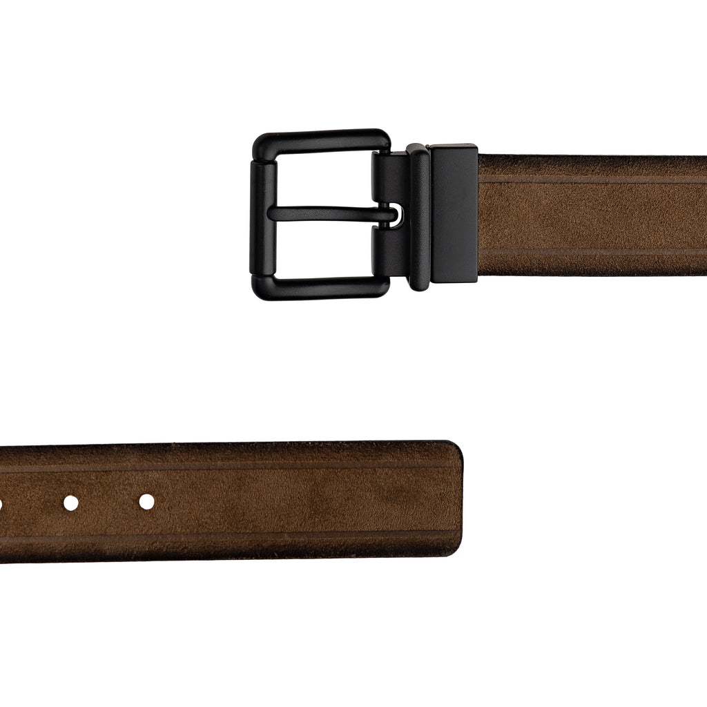 Cinto Masculino Casual Fascar Dupla Face Em Couro