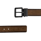 Cinto Masculino Casual Fascar Dupla Face Em Couro