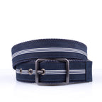 Cinto Masculino Casual Fascar Dupla Face Em Couro e Lona