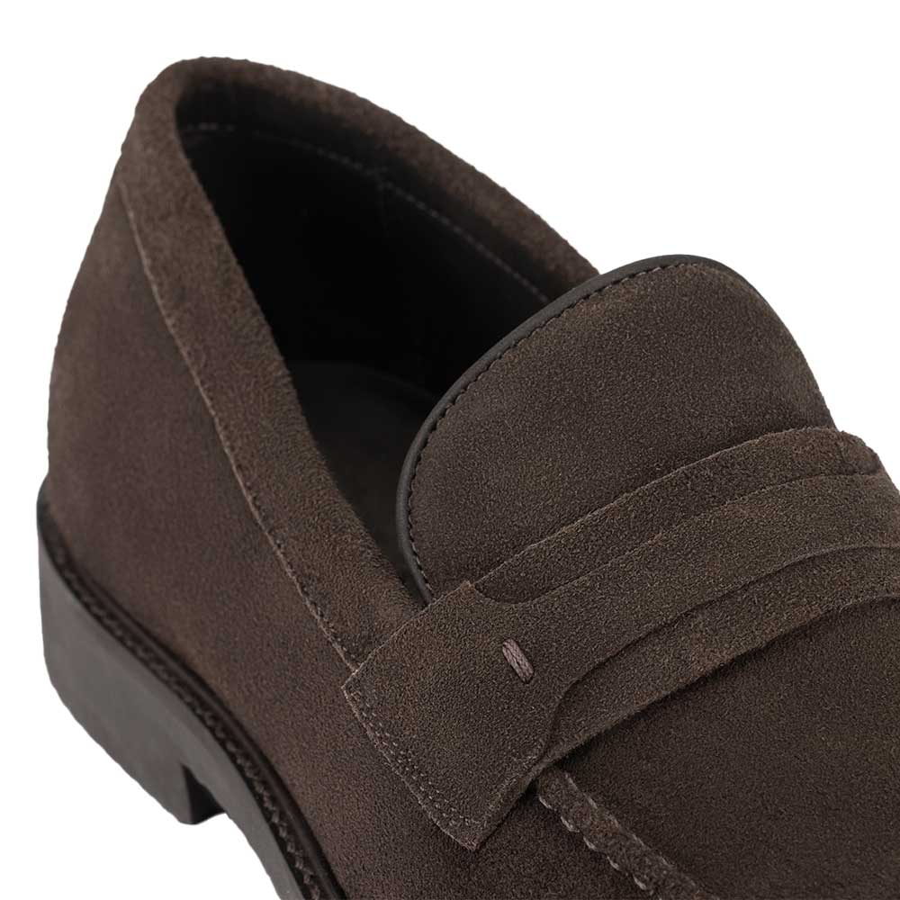 Mocassim Masculino Casual Fascar Café em Couro