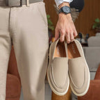 Mocassim Masculino Casual Fascar LITE Cinza em Couro