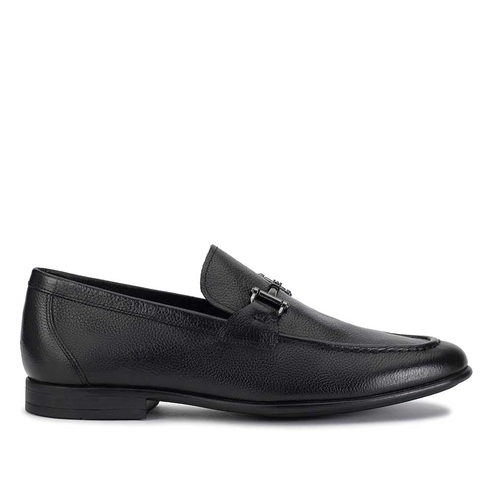 Mocassim Masculino Casual Fascar Preto em Couro