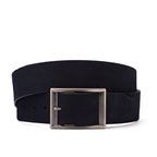 Cinto Masculino Casual Fascar Azul Em Couro