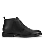 Bota Masculina Social Fascar Preta em Couro