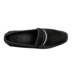 Drive Masculino Fascar Preto Em Couro