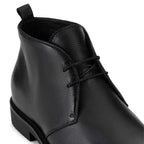 Bota Masculina Social Fascar Preta em Couro